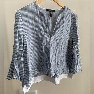 BCBGMaxAzria Striped Blouse